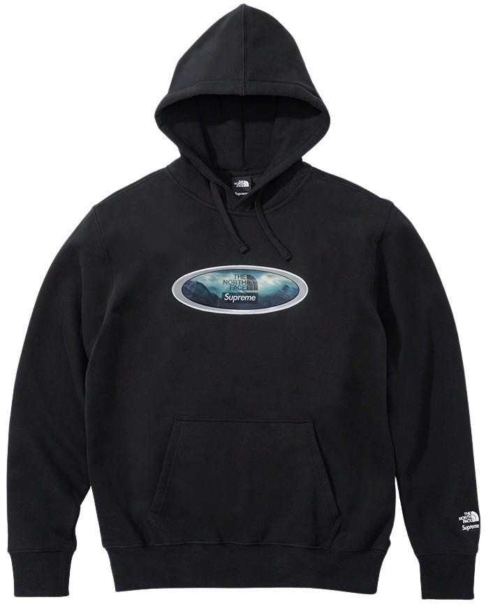 Supreme®/The North Face® Lenticular Mountains Hooded Sweatshirt view 4